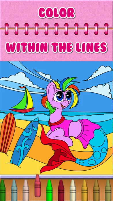 Sea Horse Colouring Pages screenshot 3