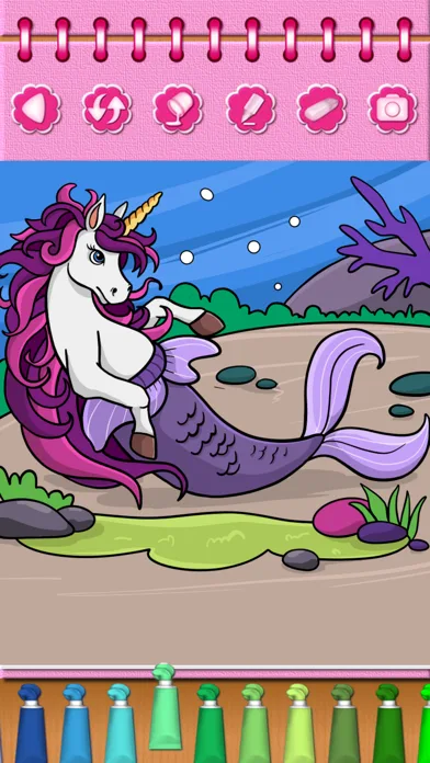 Sea Horse Colouring Pages screenshot 4