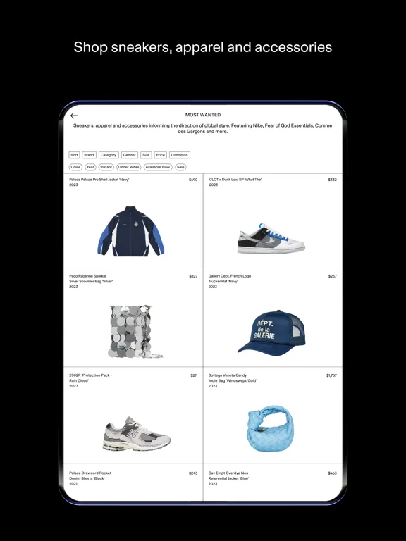 GOAT – Sneakers & Apparel screenshot 1