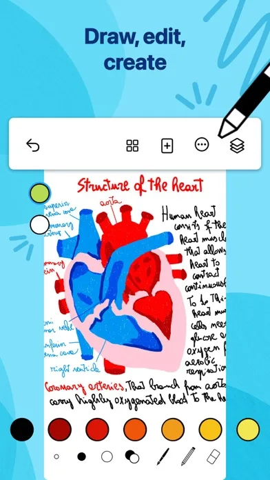 Tayasui Memopad - Notas, color screenshot 2