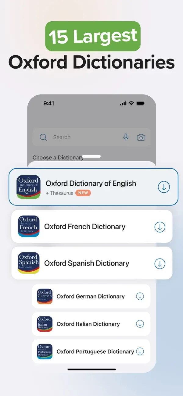 Oxford Diccionario Inglés ES screenshot 3