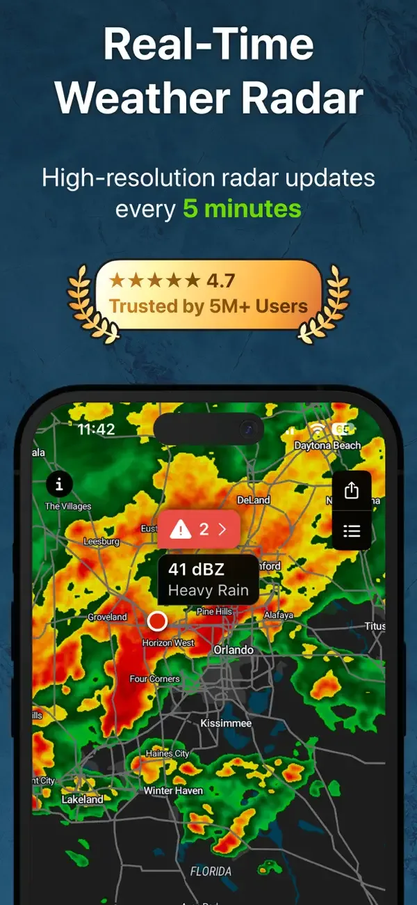 RainViewer карта опадів онлайн screenshot 1