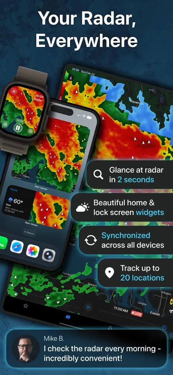 RainViewer карта опадів онлайн screenshot 2