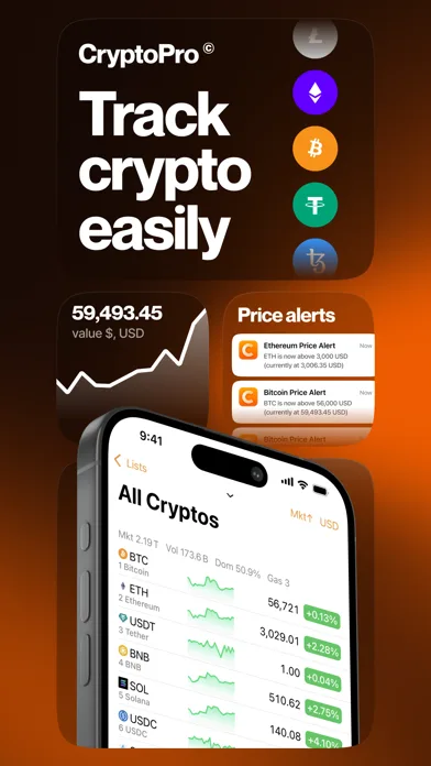 Crypto Pro - Биткойн-трекер screenshot 1