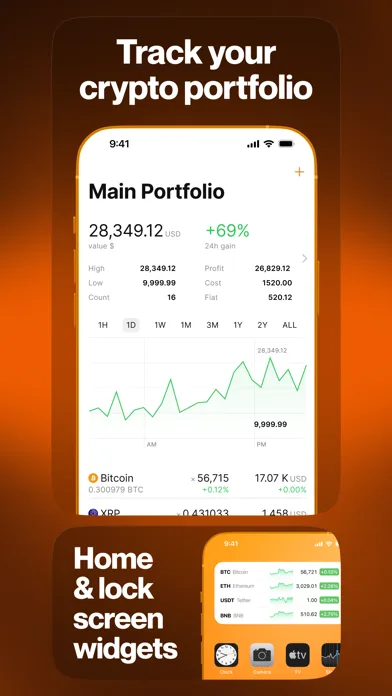 Crypto Pro - Биткойн-трекер screenshot 2