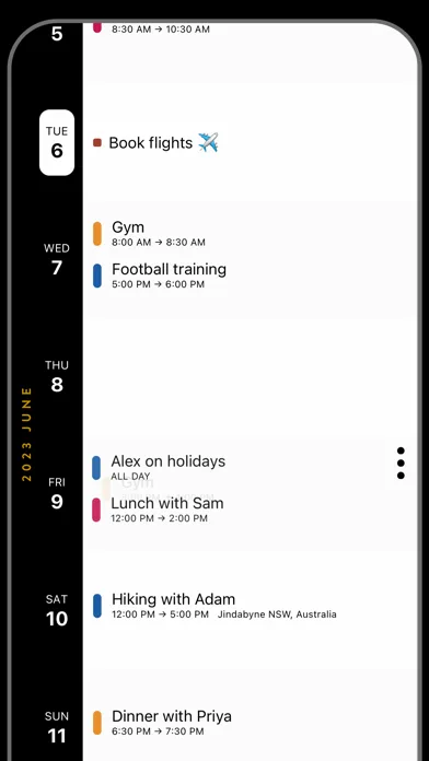 Timepage: Calendario & Planner screenshot 1