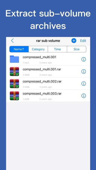 iRAR - открыть файлы архива screenshot 3