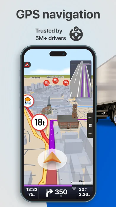 Sygic GPS Truck & Caravan screenshot 1