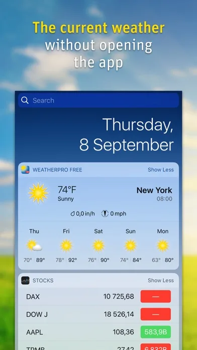 WeatherPro Lite screenshot 3