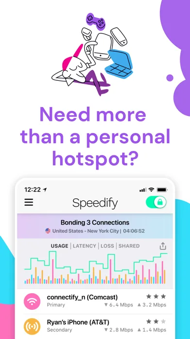 Speedify: Unbreakable VPN screenshot 4
