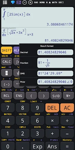 Calculadora cientifica 991 82 screenshot 3