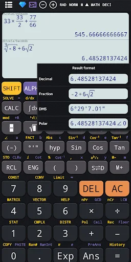 Calculadora cientifica 991 82 screenshot 5