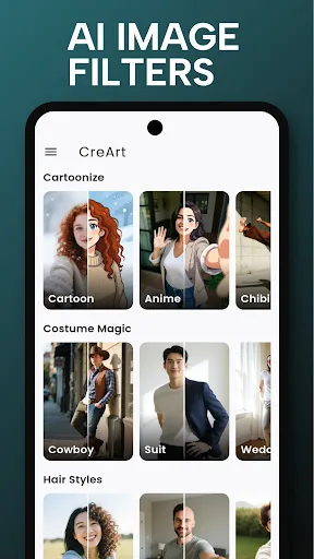 Нейросеть Фото - CreArt screenshot 2
