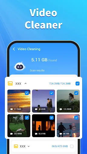 Очистка телефона, скан мусора screenshot 5