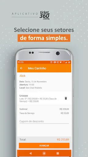 Ticket360 Ingressos + Eventos screenshot 5