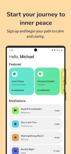 LightMind: Meditación Personal screenshot 2