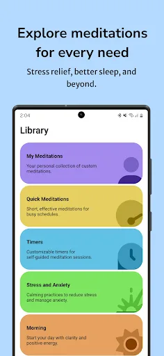 LightMind: Meditación Personal screenshot 4