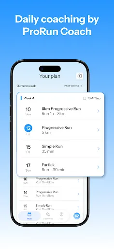 Entrenador de Running - ProRun screenshot 1