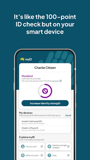 myID - Australian Government screenshot 3