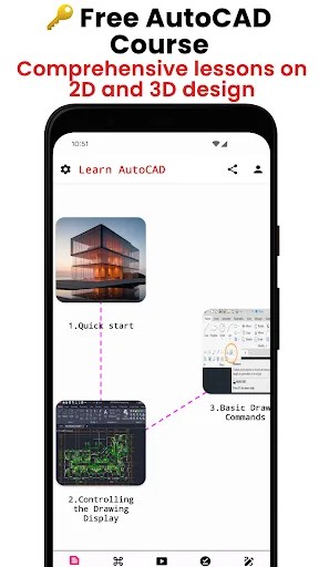 Learn AutoCAD: 2D, 3D Tutorial screenshot 1