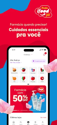 iFood comida e mercado em casa screenshot 3