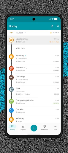 Drivvo Управління автомобілем screenshot 1