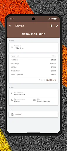 Drivvo Управління автомобілем screenshot 5