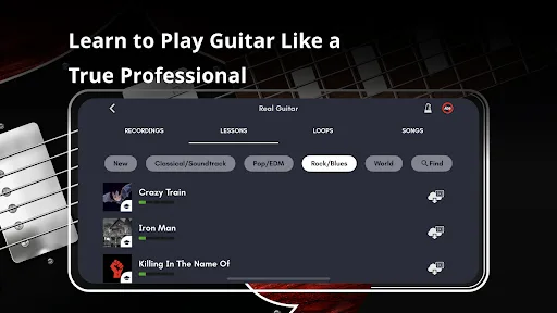 Real Guitar: грати на гітарі screenshot 5