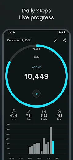 StepTrack: Pedometer & Weight screenshot 1