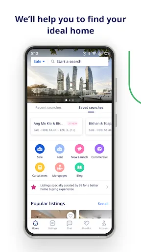 99.co SG: Buy/rent properties screenshot 1