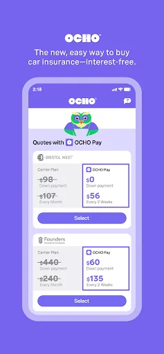 OCHO Seguro de Auto Accesible screenshot 2