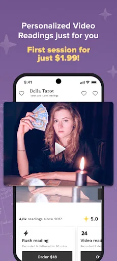 Purple Ocean Psíquicos y Tarot screenshot 2