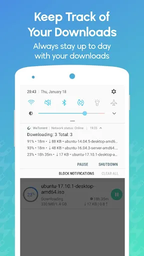 WeTorrent - Torrent Downloader screenshot 5