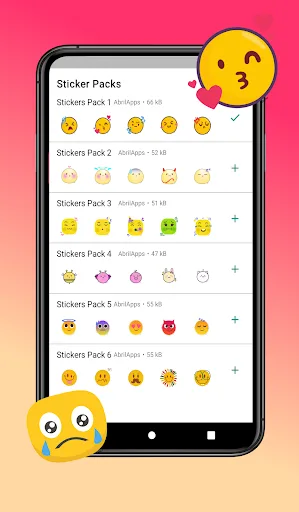 WAStickerApps Наклейки Emoji screenshot 1