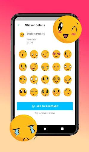 WAStickerApps Наклейки Emoji screenshot 5