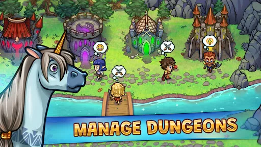Hero Park: Tiendas y mazmorras screenshot 5