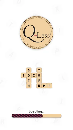 Q-Less Crossword Solitaire screenshot 1