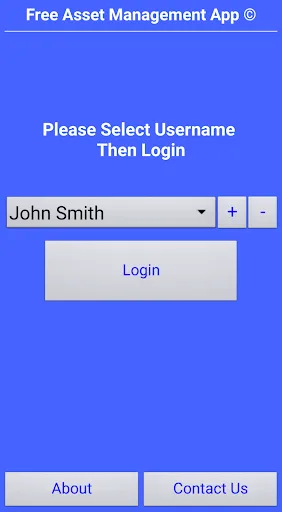 Asset Management App screenshot 1