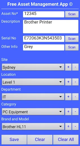 Asset Management App screenshot 3