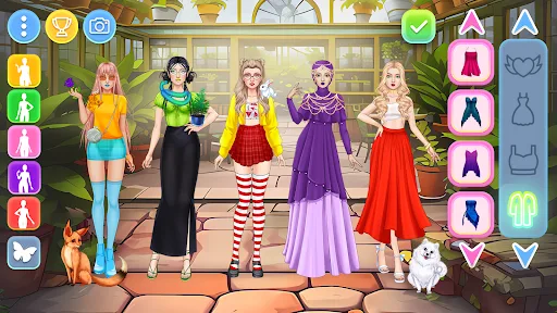 Juegos de Vestir Chicas Amigas screenshot 4
