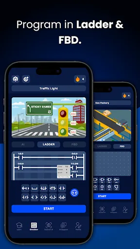 PLC AI: Ladder Logic Simulator screenshot 3