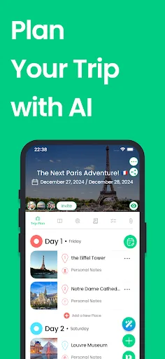 Turista: Plan de viaje con IA screenshot 1