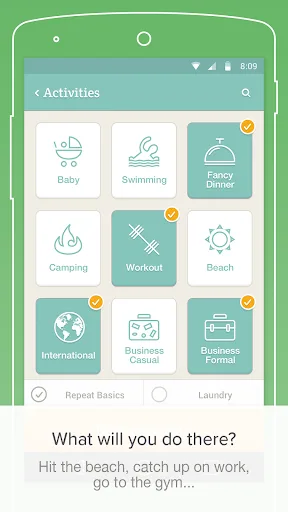 PackPoint: lista de equipaje screenshot 2