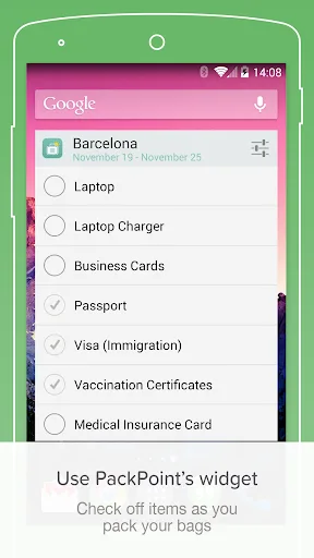 PackPoint: lista de equipaje screenshot 5