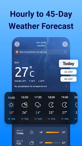 Погода и радар - Живые виджеты screenshot 1