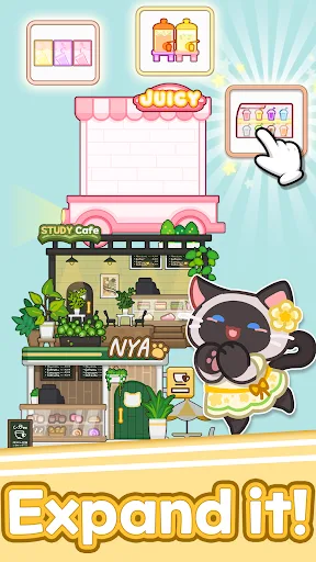 Merge Meow Cafe : Coffee cat screenshot 3