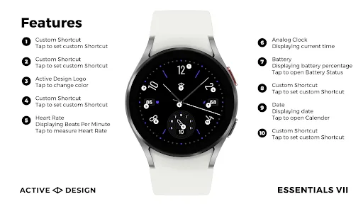 Essentials Watch Face screenshot 5