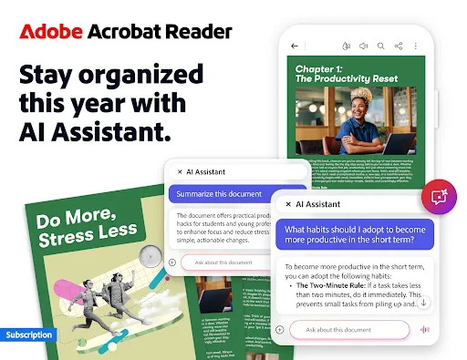 Adobe Acrobat Reader para PDF screenshot 1