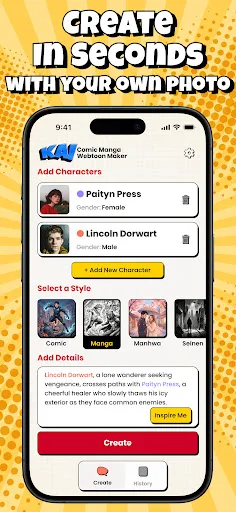 KAI: Comic Maker Manga, Manhwa screenshot 2
