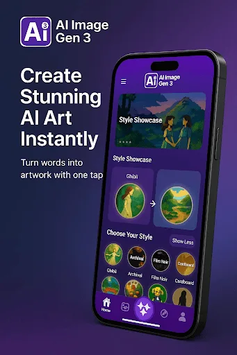 AI Image Gen 3: AI Art Creator screenshot 1